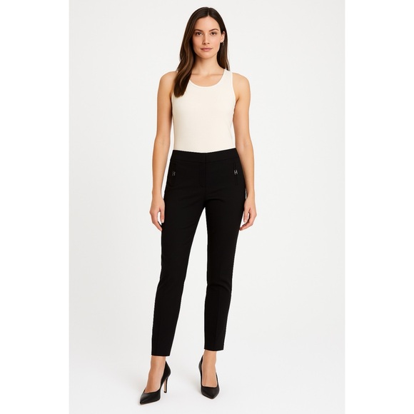 Cache Pants Black Ankle Size 8 - Picture 1 of 11